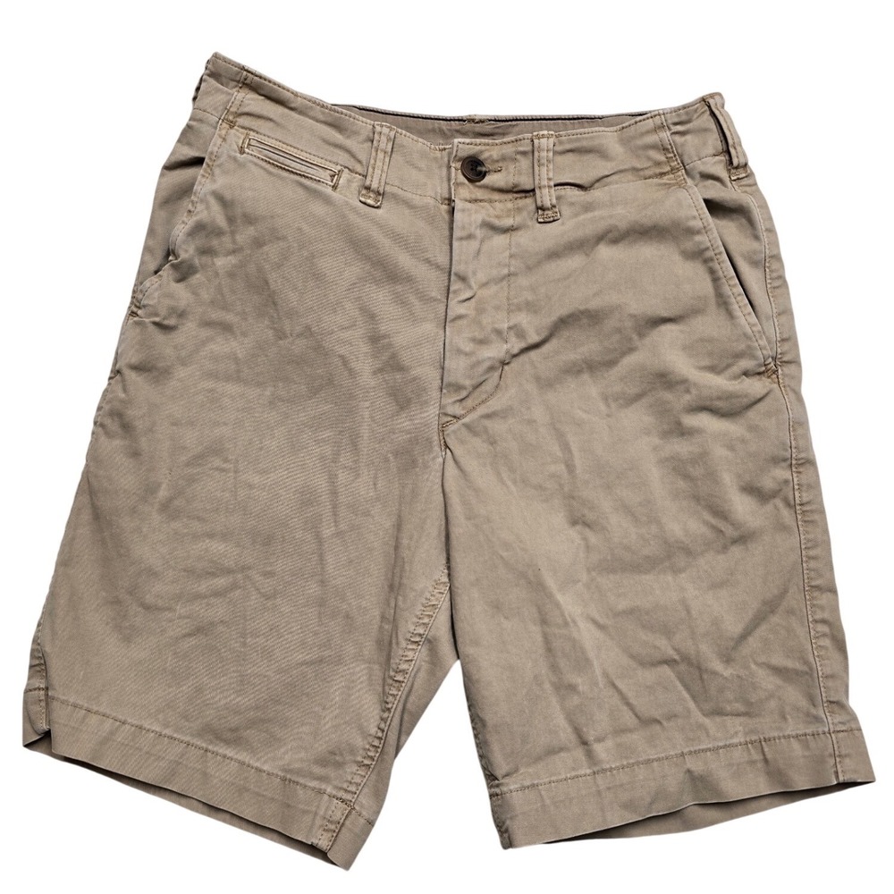 American Eagle Next Level Flex Chino Shorts Khaki Tan Mens 30 Streetwear Prep